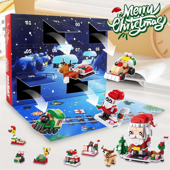 BuildaTree™ – Calendrier de l'Avent avec des pièces de sapin de Noël