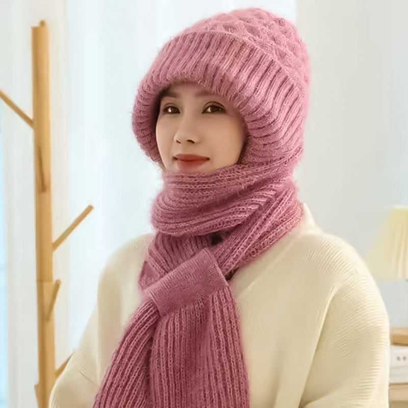 1+1 GRATUIT | ScarfBeanie - Écharpe pour femme et bonnet en un