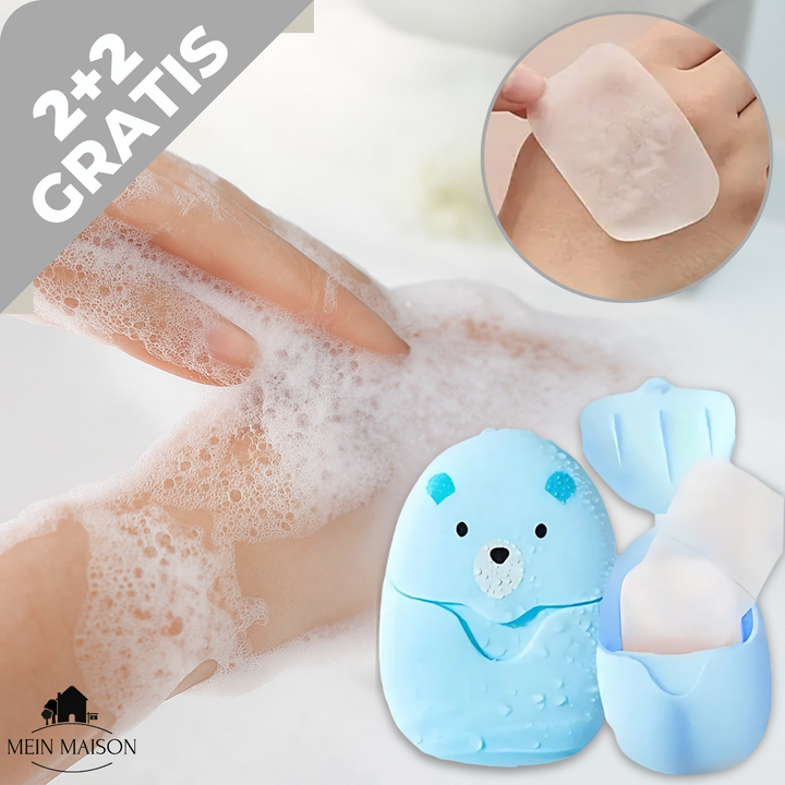 2+2 GRATUIT | PocketSoap – Des mains fraîches, partout, à tout moment !