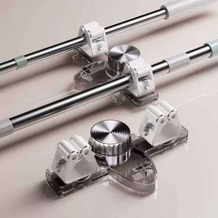 1+1 GRATUIT | GripMate – Maintien sûr pour balais et serpillières sans perçage
