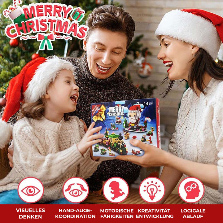 BuildaTree™ – Calendrier de l'Avent avec des pièces de sapin de Noël