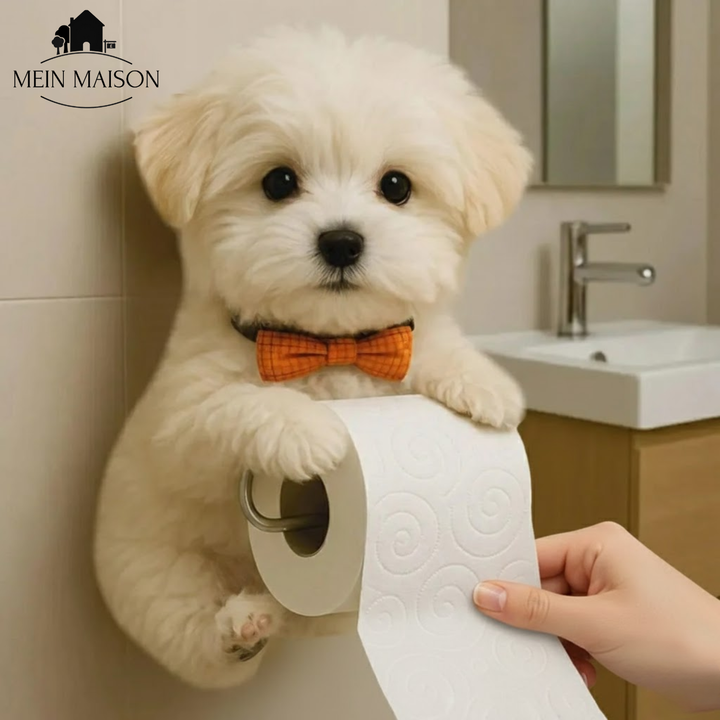 PawRoll – Le porte-papier toilette au charme animal!