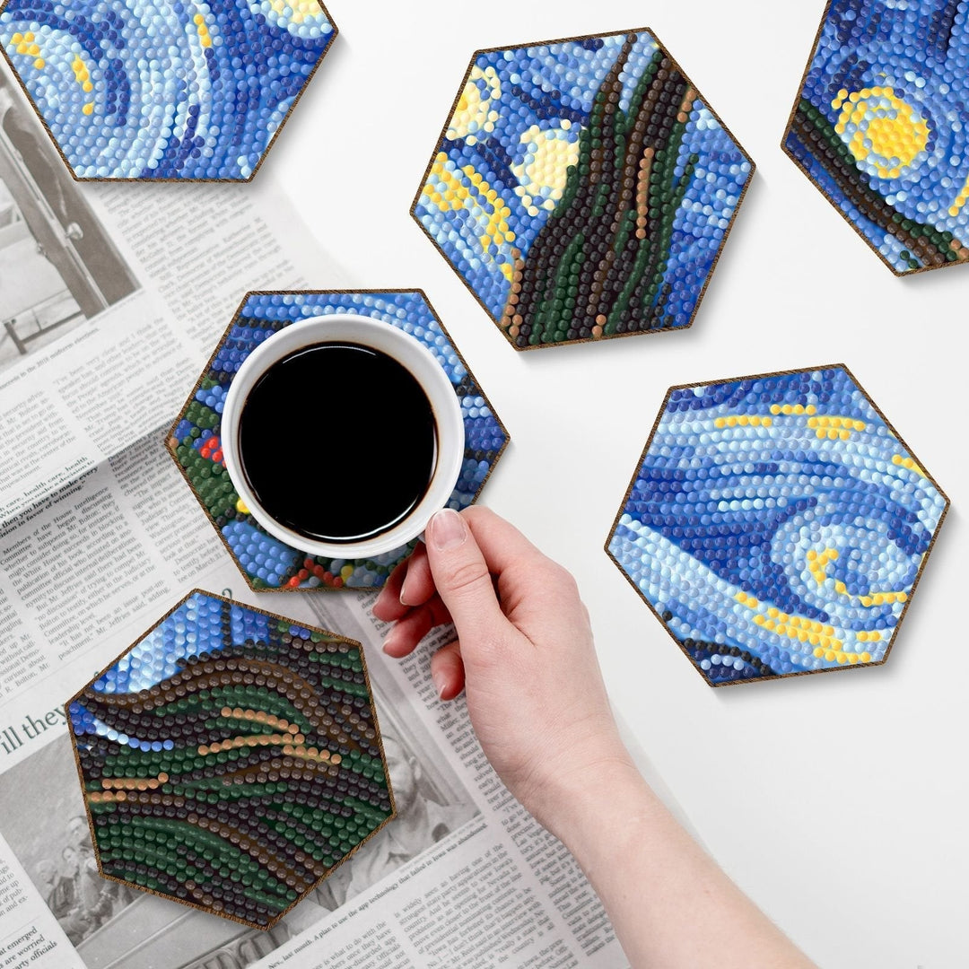 GlossHoneycomb – Dessous de verre artistiques pour embellir votre décoration intérieure