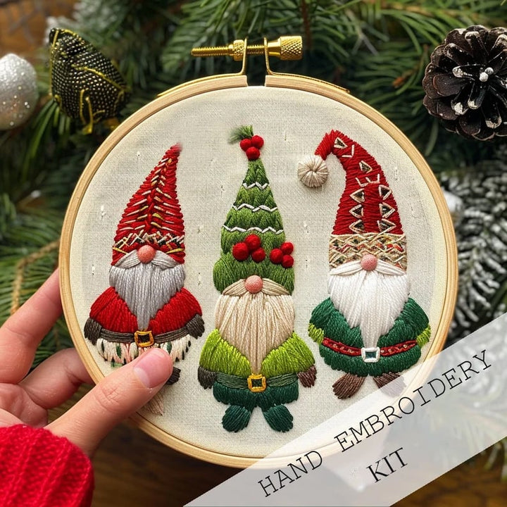 SnowStitch™ – Ensemble de broderie pour les fêtes