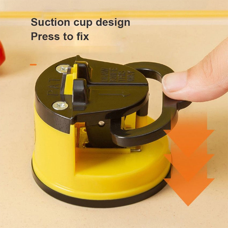 1+1 GRATUIT | SharpMate – Aiguiseur de couteaux compact avec ventouse !