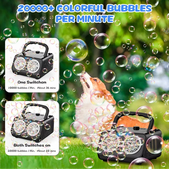 BubbleStorm Pro – Créez des milliers de bulles de savon pour des moments enchanteurs !