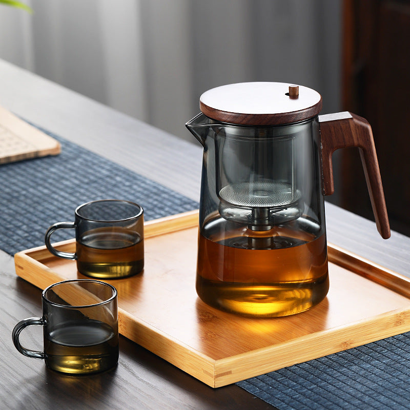 Tealuxe - Théière élégante en verre avec infuseur
