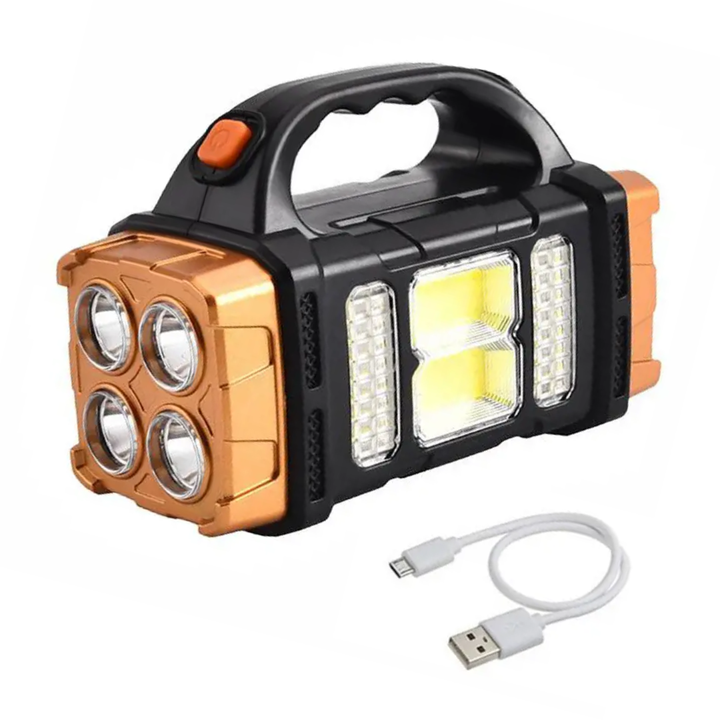 Lampe de secours SOLMAX | Powerbank 3-en-1 & Lampe solaire | Étanche IP44 | 230 g