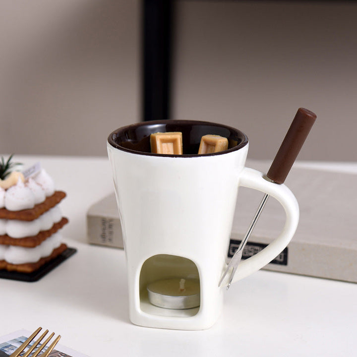 ChocoLuxe – Bol à fondue en céramique pour fromage et chocolat