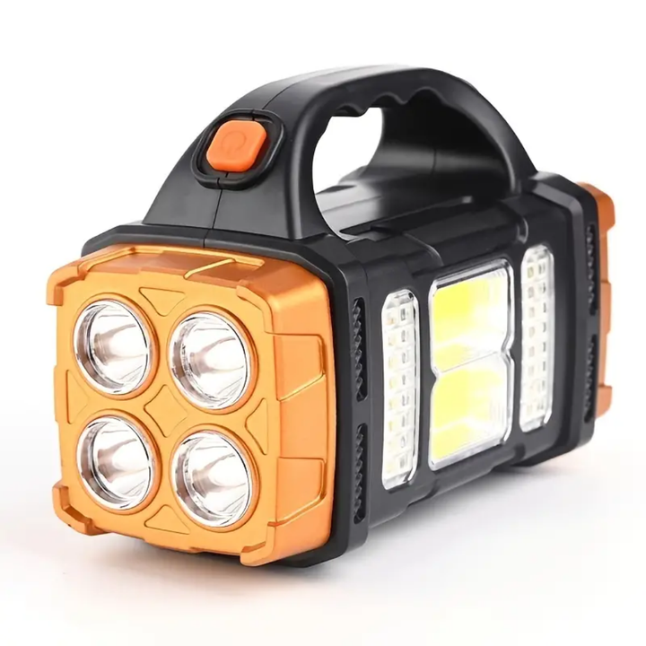 Lampe de secours SOLMAX | Powerbank 3-en-1 & Lampe solaire | Étanche IP44 | 230 g