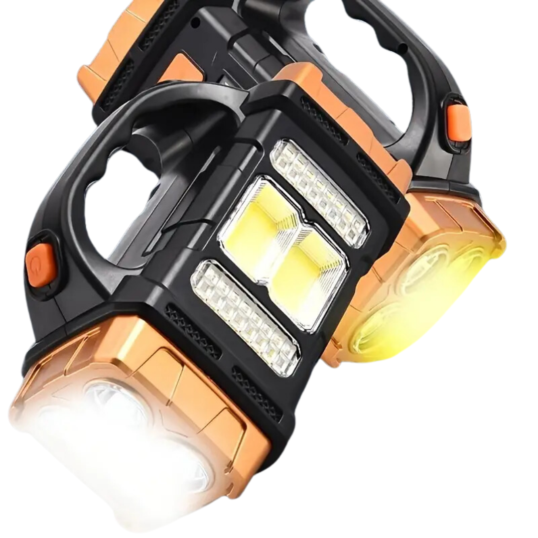 Lampe de secours SOLMAX | Powerbank 3-en-1 & Lampe solaire | Étanche IP44 | 230 g