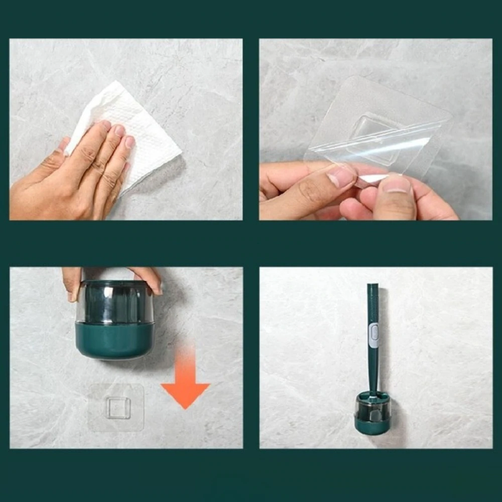 ScrubEase - Brosse de toilette flexible pour un nettoyage précis et facile