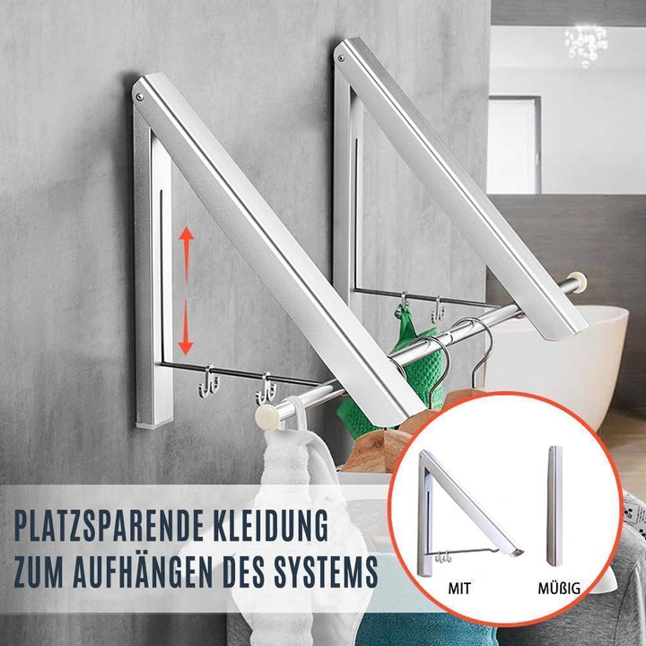 FlexoDry - Porte-vêtements pliable et rétractable