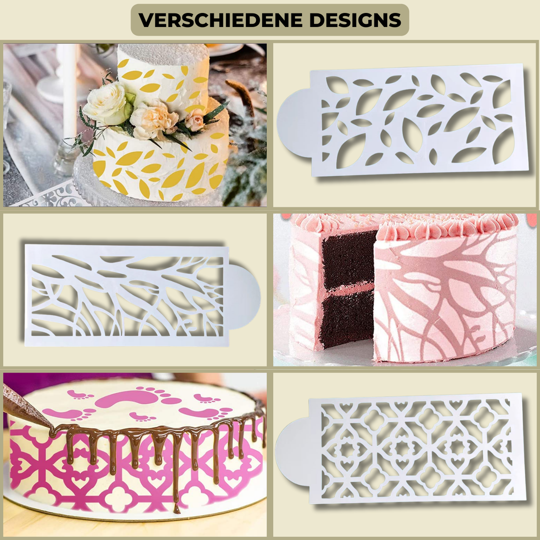 DecoLace™ - Forme de décoration de gâteau en dentelle DIY