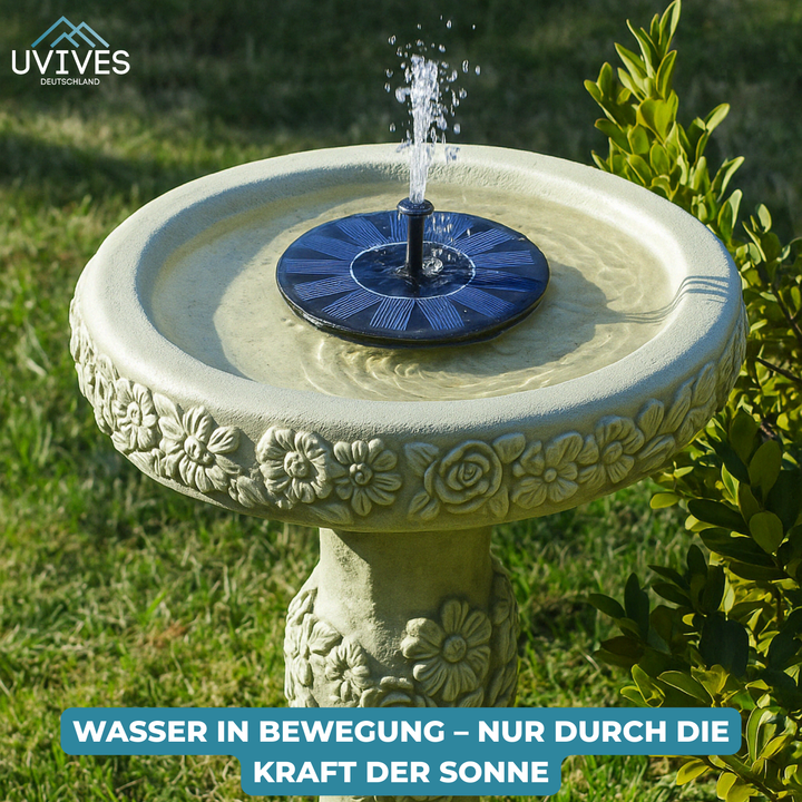 AquaBloom™ – Fontaine solaire pour tranquillité et élégance dans le jardin