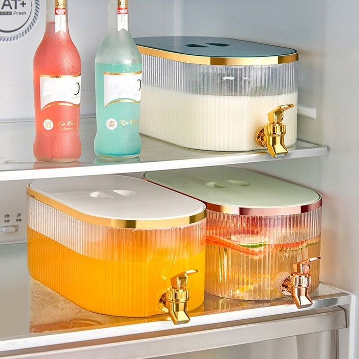 Distributeur de boissons Aquanova | 5,3 L | Compatible réfrigérateur & sans goutte | Avec robinet