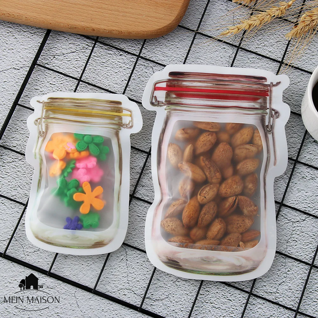 5+5 GRATUIT | EcoJar – Sacs réutilisables au design de bocaux !