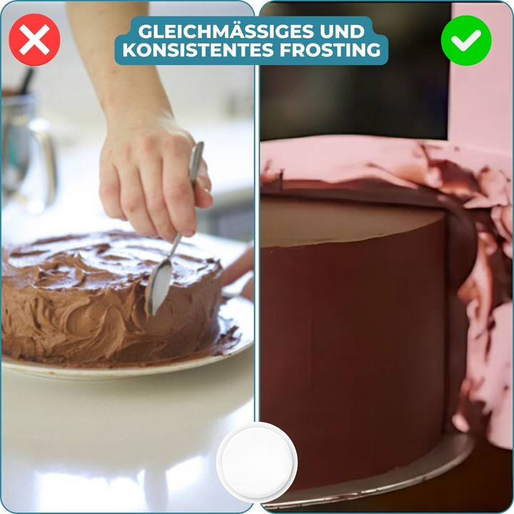 CakeCrafter - Spatule à gâteau réglable et lisseuse