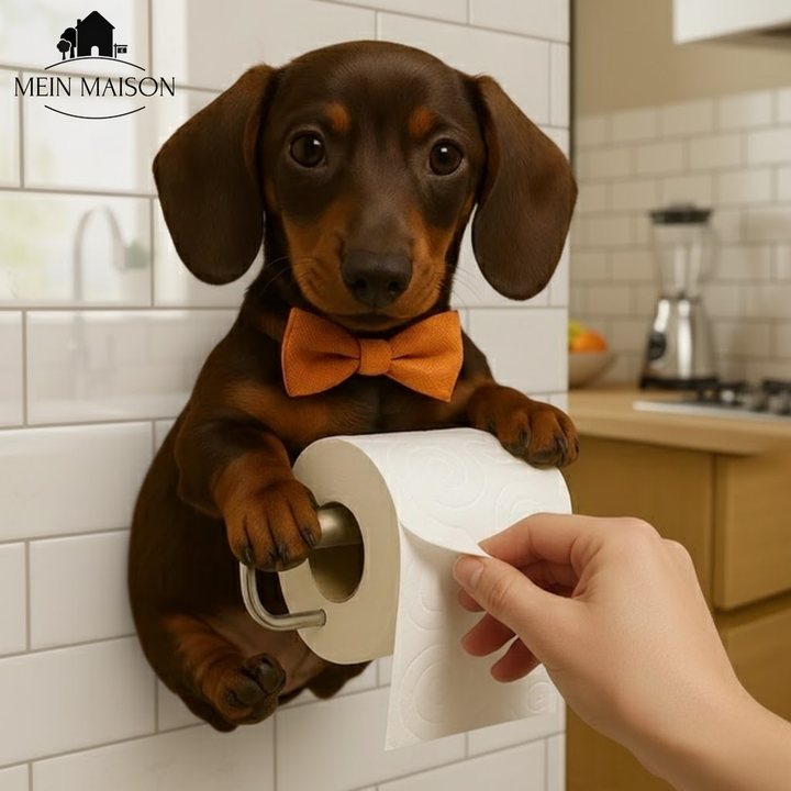 PawRoll – Le porte-papier toilette au charme animal!