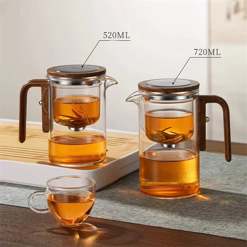 Tealuxe - Théière élégante en verre avec infuseur