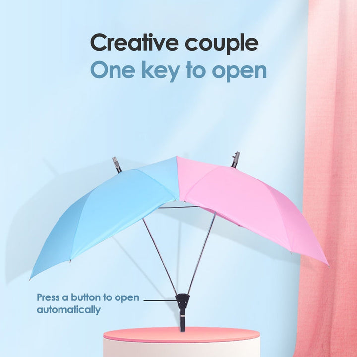 PairShield - Parapluie double pour couples avec protection UV