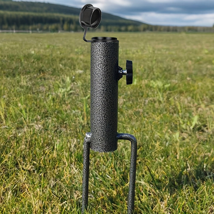 Support de parasol réglable Stabello | Pour tiges de parasol Ø 2.8–3.2 cm | Antidérapant & Portable | Construction en acier robuste