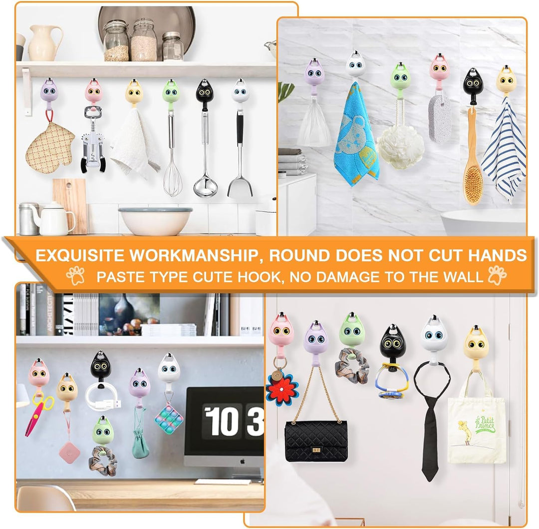 1+1 GRATUIT | PawHook – Jolis crochets en forme de chat pour plus d'ordre !
