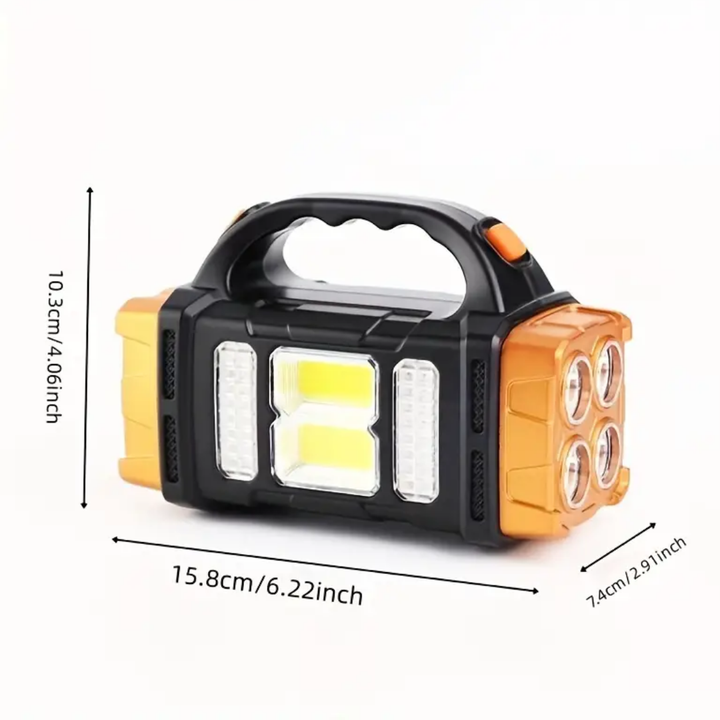 Lampe de secours SOLMAX | Powerbank 3-en-1 & Lampe solaire | Étanche IP44 | 230 g