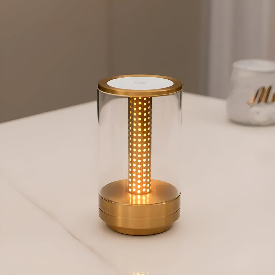 Lampe de table LED LumiHex | 3 modes de lumière & contrôle tactile | Modulaire & rechargeable | Noir/Gris/Or/Orange