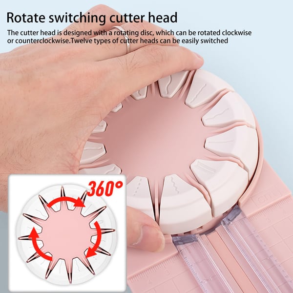 FlexoCutter - Cutter à papier rotatif 12-en-1 360°