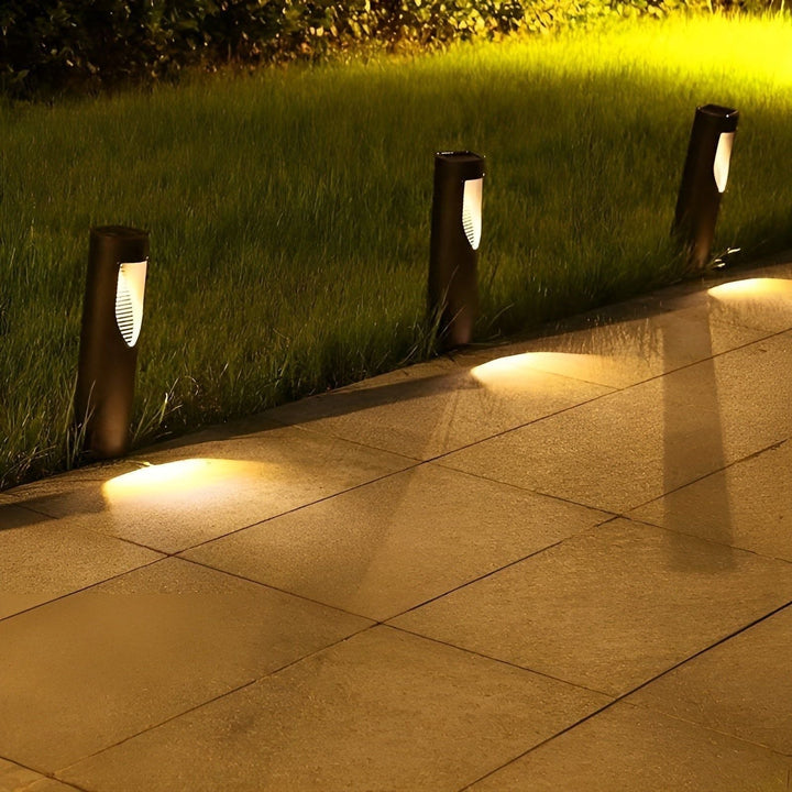 Lampe de jardin solaire Solvara Cylindre | Lumière chaude | Étanche & Sans fil | Contrôle tactile
