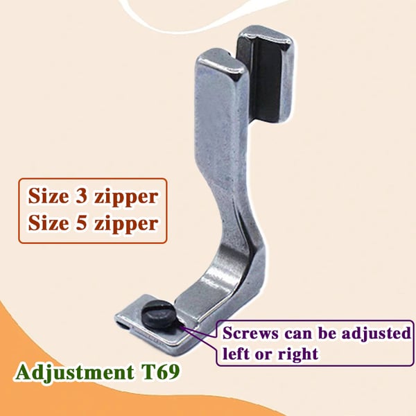 1+1 GRATUIT | ZipFlex - Pied de fermeture éclair réglable pour machine à coudre