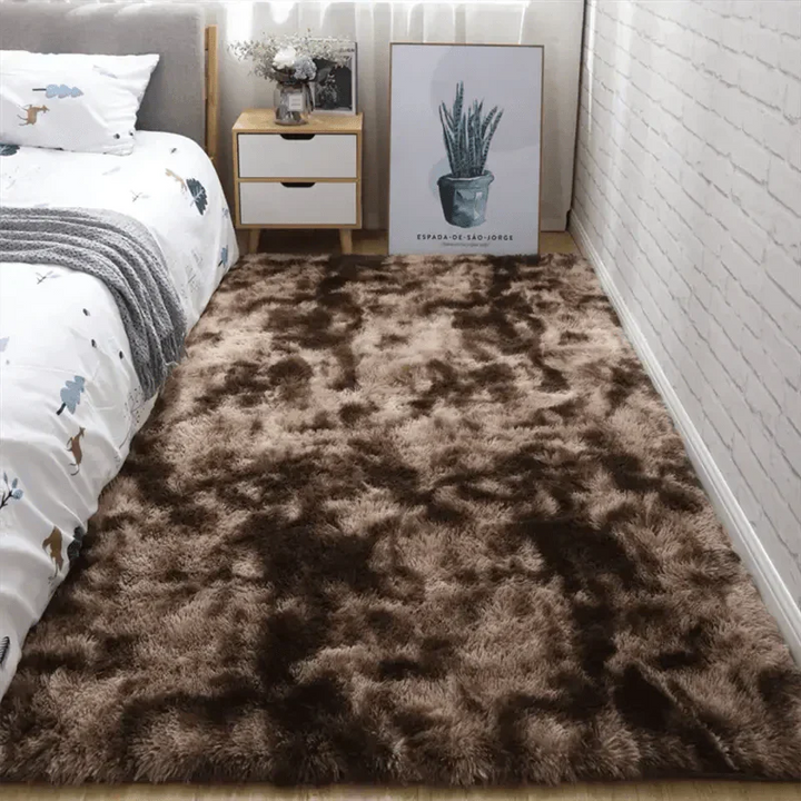 Tapis Doux | Design Tie-Dye | Antidérapant & Douillet | 80x120 cm
