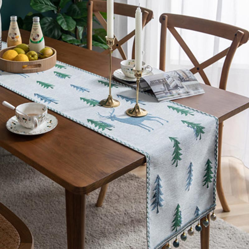 XmasTreeFest - Chemin de table de sapin de Noël avec