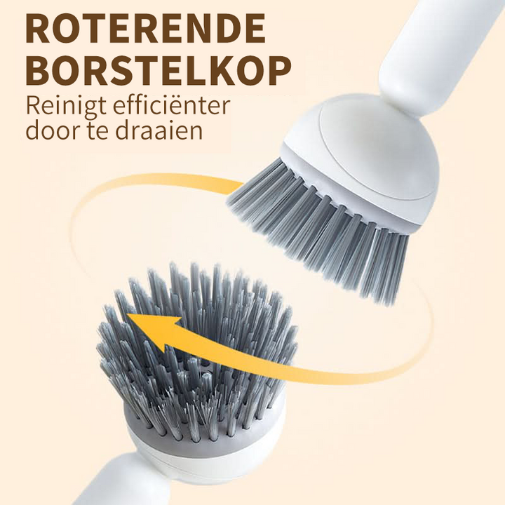 2+1 GRATUIT | 360Scrub – Brosse à vaisselle avec long manche et tête rotative