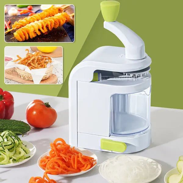 SpinCarve – Spiraliseur de légumes manuel pour une cuisine créative