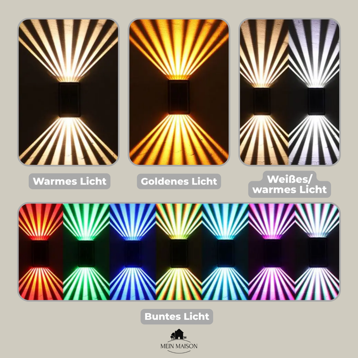 LumiWand Solaire – Jeu de lumière élégant sans frais d'électricité