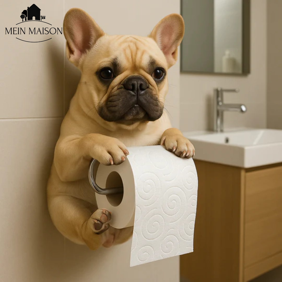 PawRoll – Le porte-papier toilette au charme animal!
