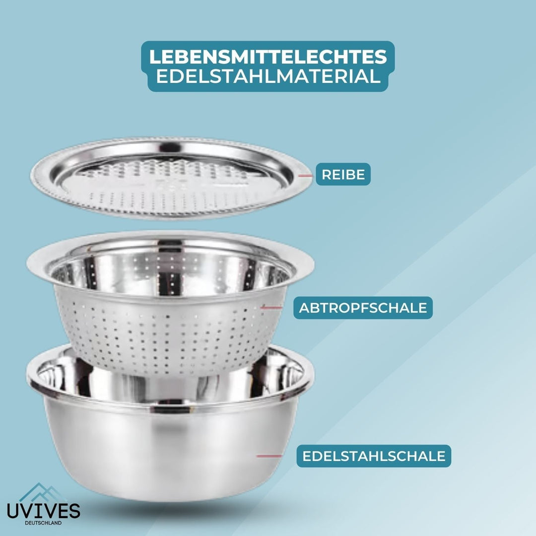 GrateBasin - Bassin 6-en-1 en acier inoxydable