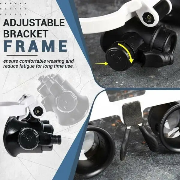 OptiBright - Lunettes loupe LED