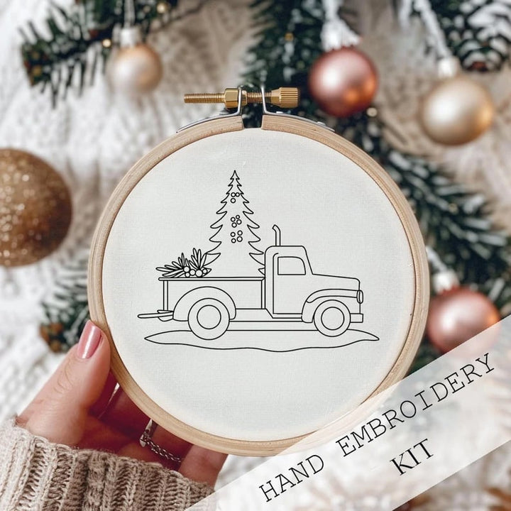 SnowStitch™ – Ensemble de broderie pour les fêtes