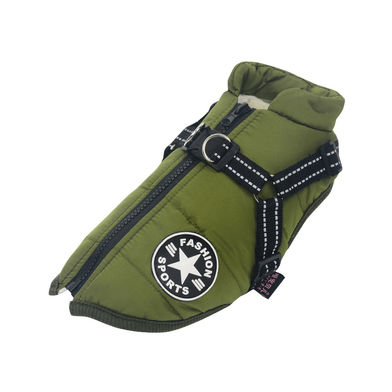 PupGuard - Veste d'hiver pour chien avec harnais