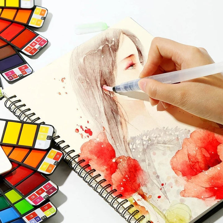 ArtWander - Ensemble de voyage aquarelle pratique