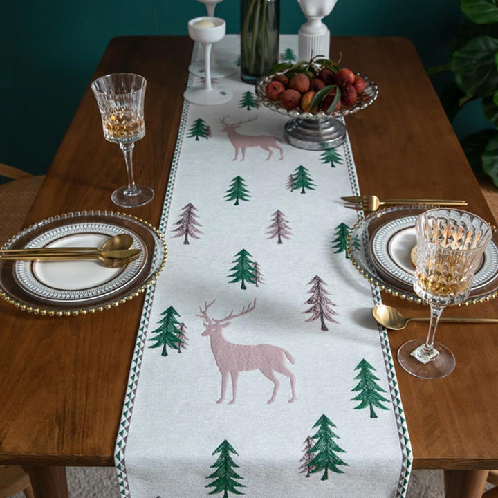 XmasTreeFest - Chemin de table de sapin de Noël avec