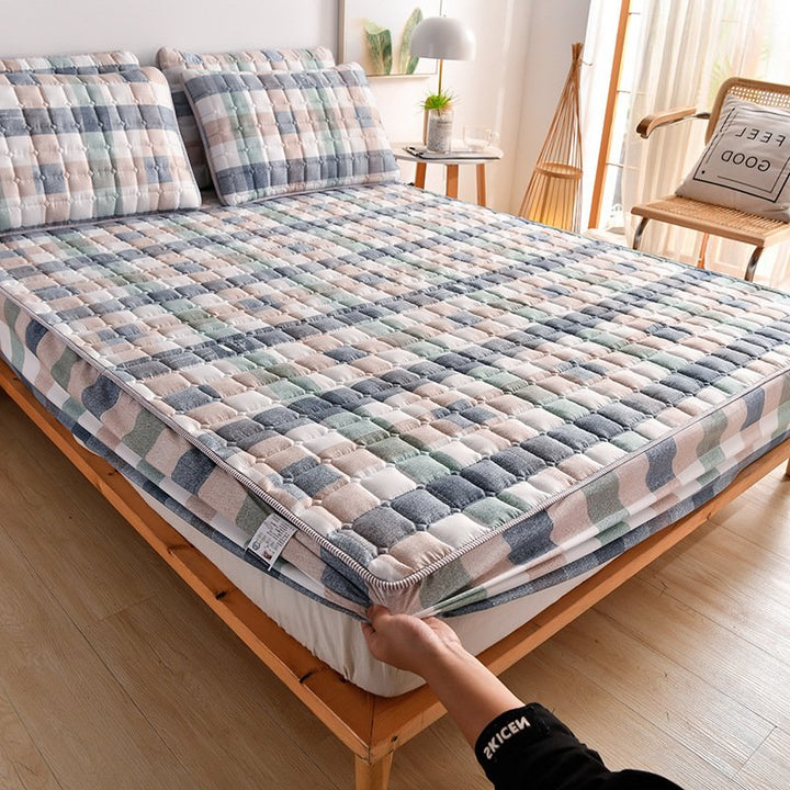 CushioLux - Housse de matelas en soie respirante