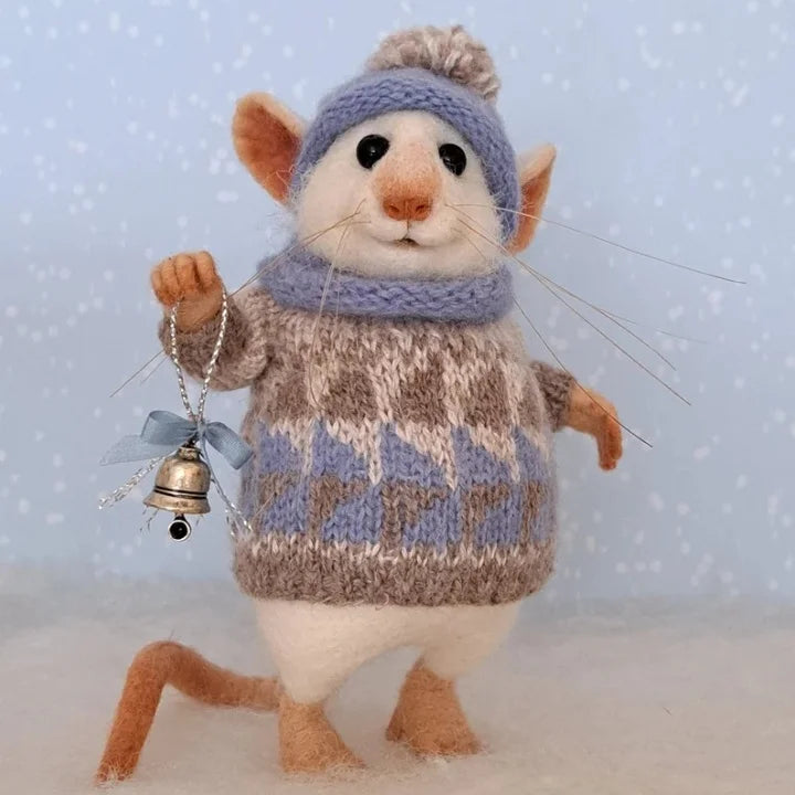 WhiskerWool™ – Souris en feutre à la main