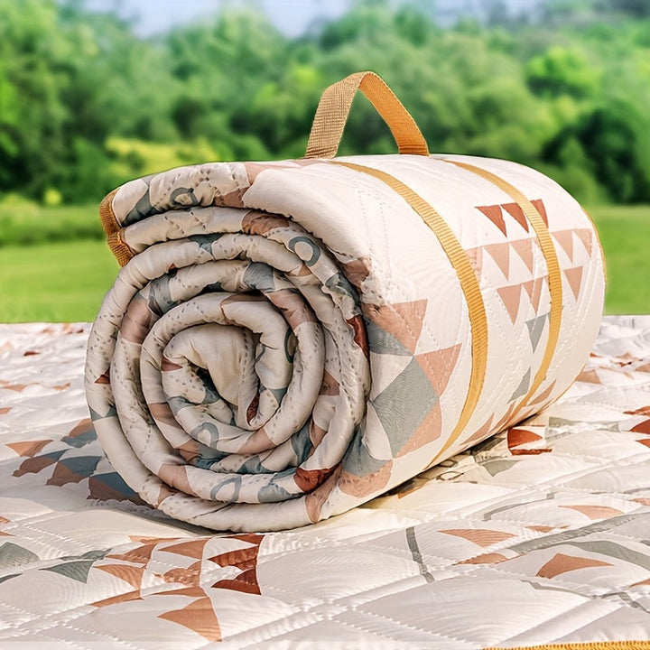 Camprella Couverture de Pique-nique Imperméable | Pliable & Rembourrée | Avec Poignée de Transport | Idéale pour la Plage & le Parc