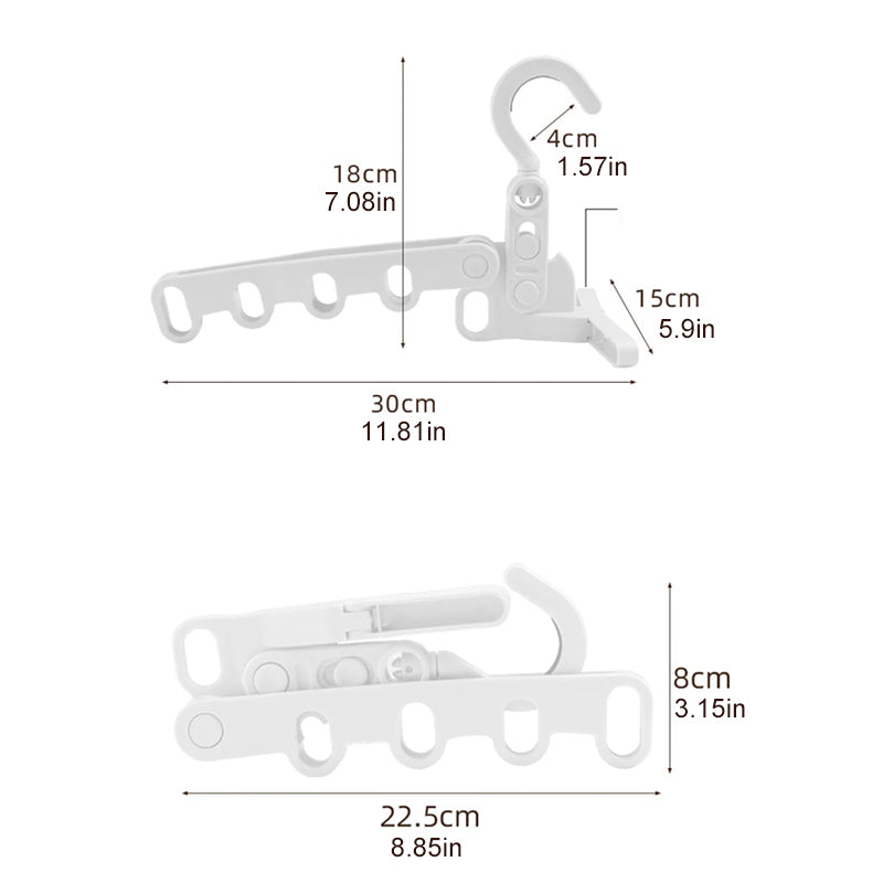 2+1 GRATUIT | FoldiHooks - Votre ensemble de cintres compact