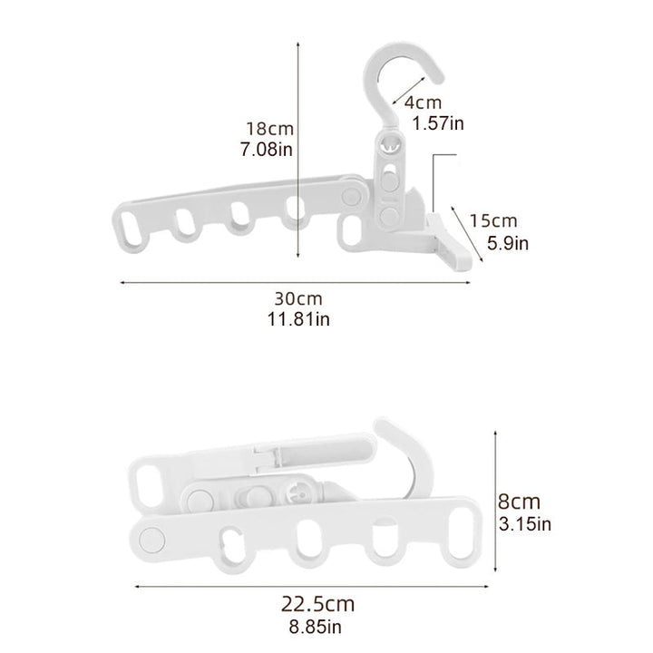 2+1 GRATUIT | FoldiHooks - Votre ensemble de cintres compact