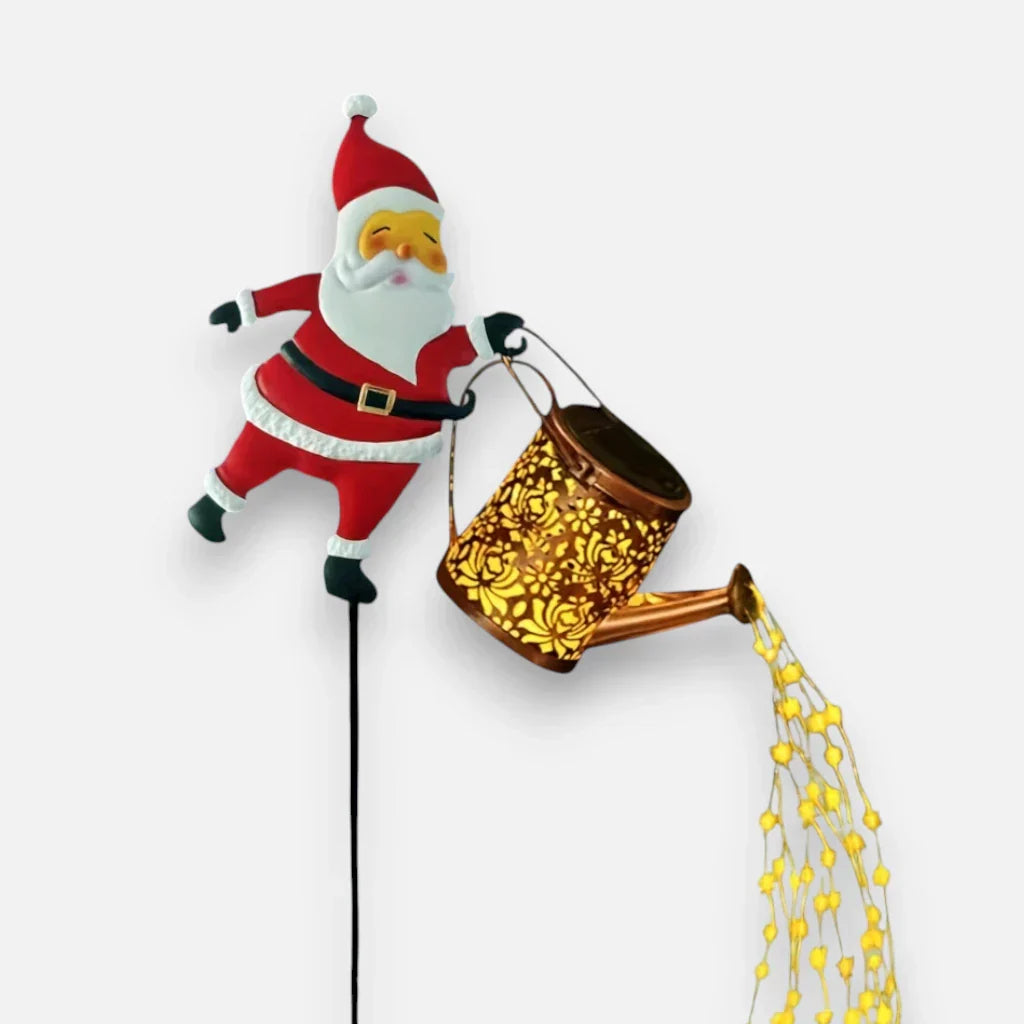 SantaPour™ – Lampe de jardin solaire en forme d'arrosoir